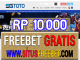 SGToto Freebet Gratis Tanpa Deposit Rp 10.000