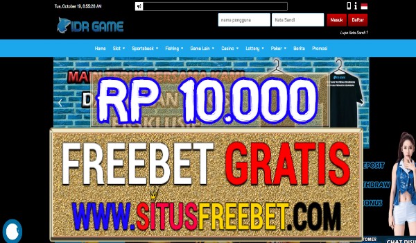 IDRGame Freebet Gratis Tanpa Deposit Rp 10.000