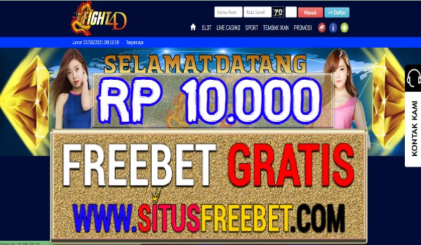 Fight4D Freebet Gratis Tanap Deposit Rp 10.000