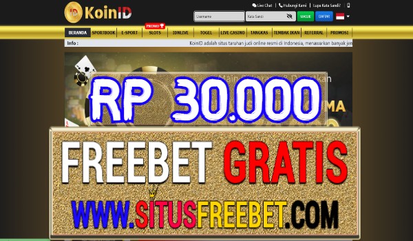KoinID Freebet Gratis Tanpa Deposit Rp 30.000