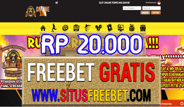 Online138 Freebet Gratis Tanpa Deposit Rp 20.000