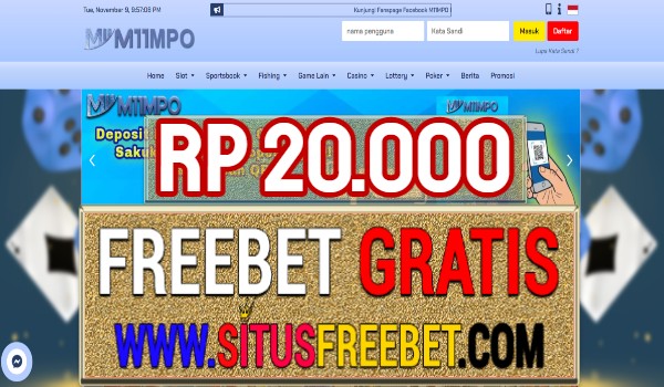 M11MPO Freebet Gratis Rp 20.000 Tanpa Deposit
