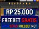 SIAGABET Freebet Gratis Rp 25.000 Tanpa Deposit