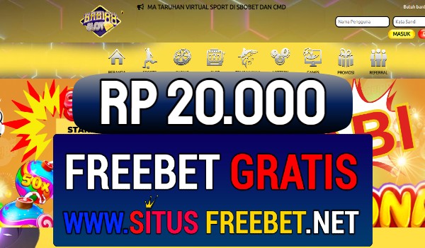 Sabislot88 Situs Freebet Gratis Rp 20.000 Tanpa Deposit