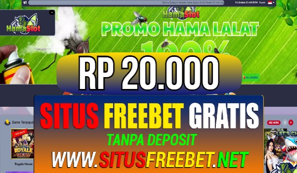 HAMASLOT Freebet Gratis Rp 10.000 Tanpa Deposit