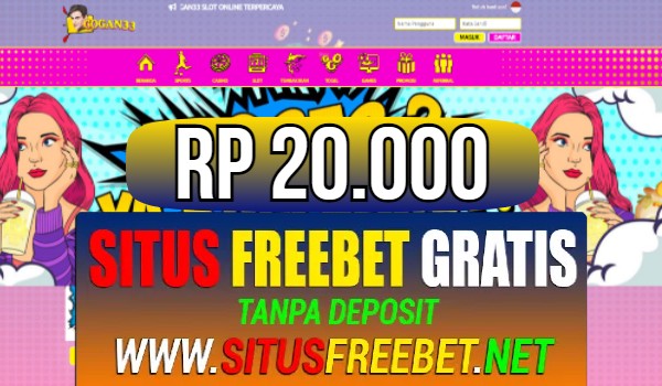COGAN33 Freebet Gratis Rp 20.000 Tanpa Deposit