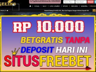 ANGEL188 Freebet Gratis Rp 10.000 Tanpa Depo